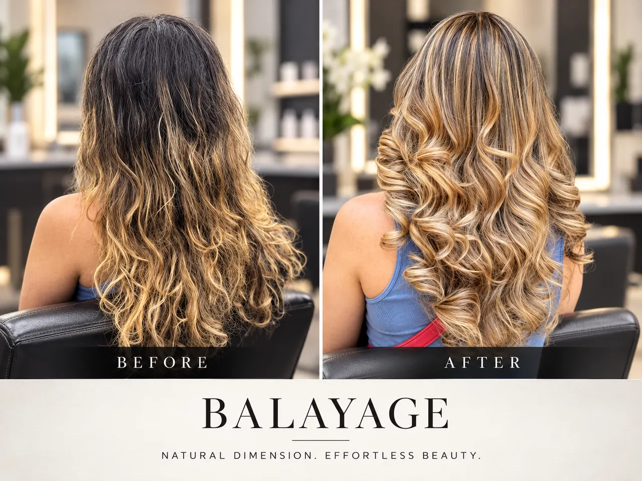 Balayage hair color result at Salon Melisa Hair Studio